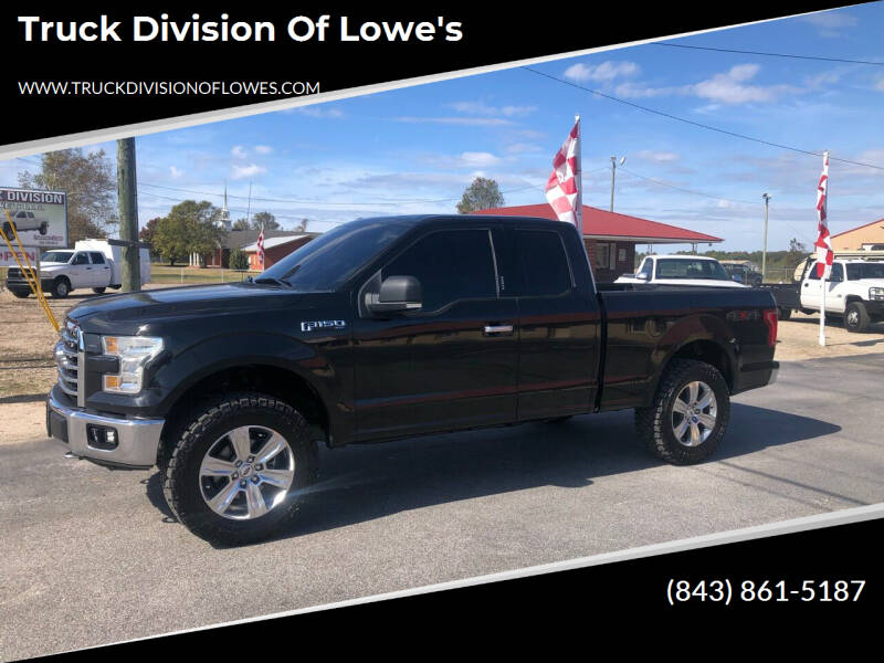 2015 Ford F-150 for sale at Truck Division Of Lowe's in Darlington SC