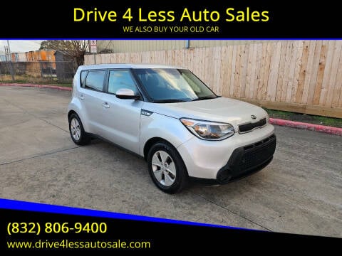 2016 Kia Soul for sale at Drive 4 Less Auto Sales in Houston TX