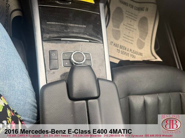 2016 Mercedes-Benz E-Class E 400 4MATIC