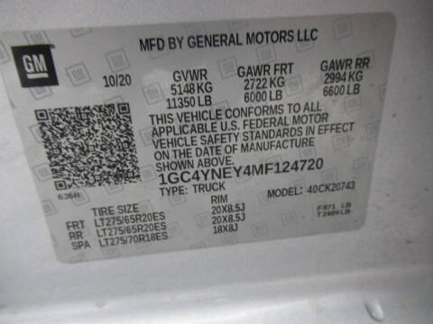 2021 Chevrolet Silverado 2500HD