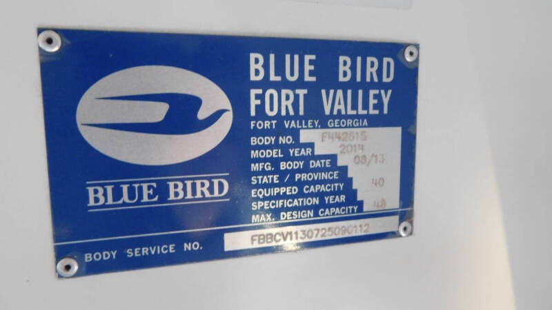 2014 Blue Bird Vision