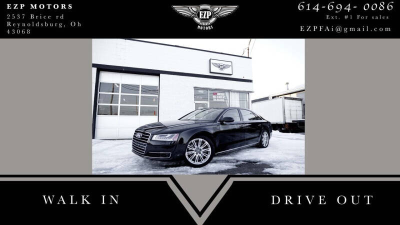 2015 Audi A8 L for sale at EZP Motors in Reynoldsburg OH