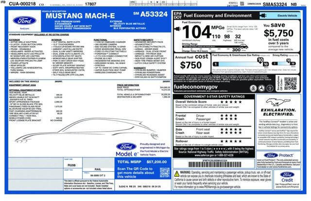 2025 Ford Mustang Mach-E Premium