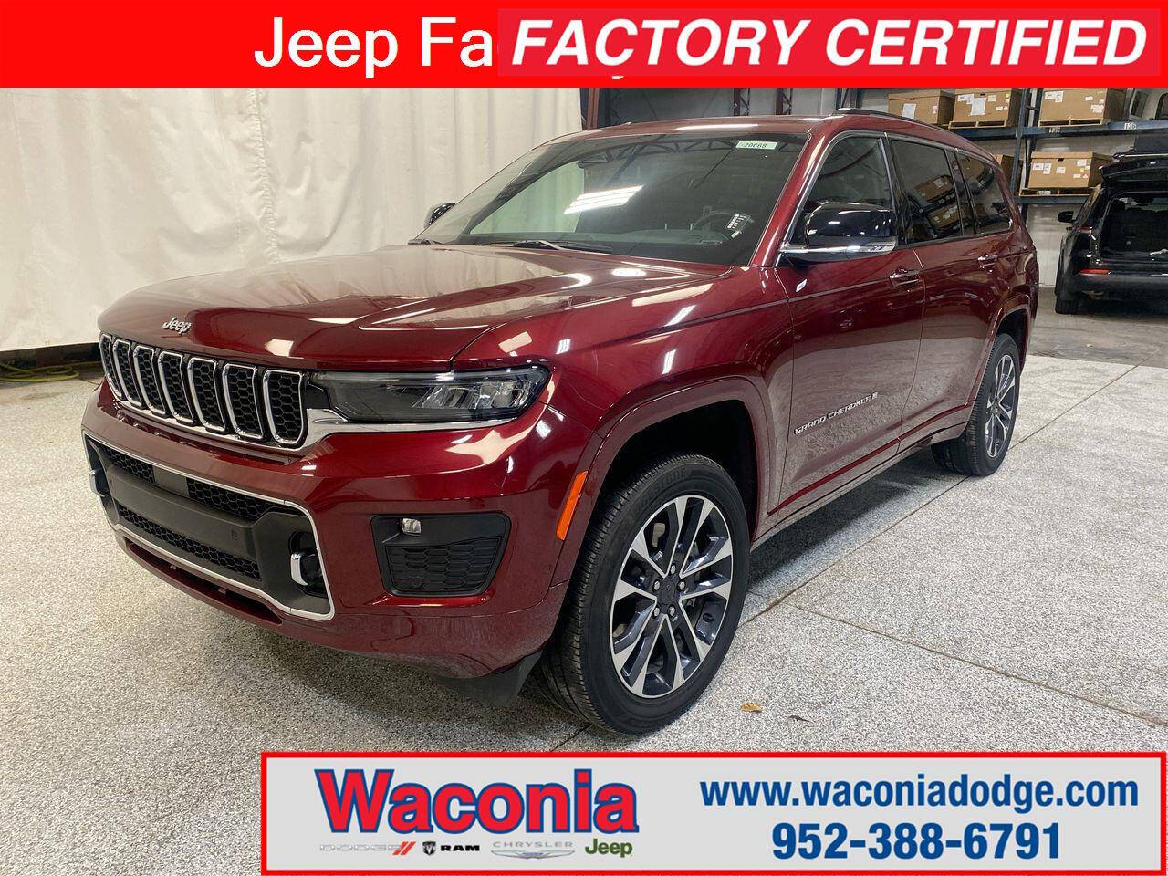 2022 Jeep Grand Cherokee L for sale at Victoria Auto Sales in Victoria, MN