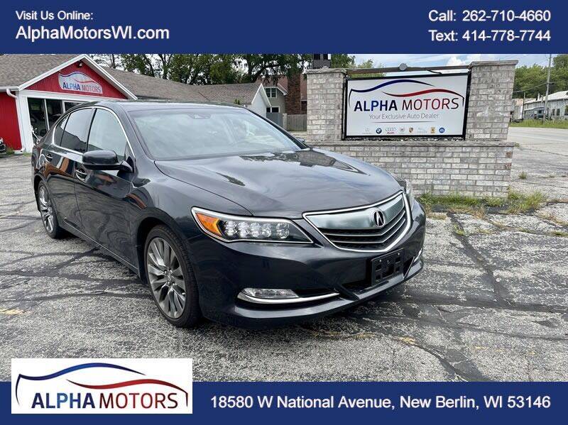 2017 Acura RLX for sale at Alpha Motors in New Berlin WI