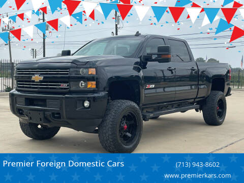 2016 Chevrolet Silverado 2500HD for sale at Premier Foreign Domestic Cars in Houston TX