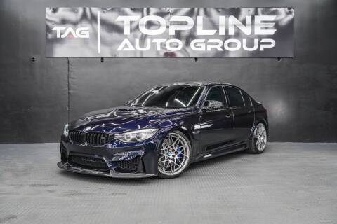 2016 BMW M3 for sale at TOPLINE AUTO GROUP in Kent WA