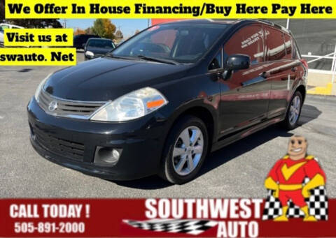 2011 Nissan Versa for sale at SOUTHWEST AUTO in Albuquerque NM