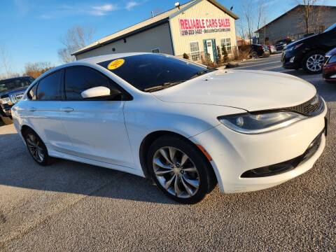 2015 Chrysler 200 for sale at Reliable Cars Sales Inc. in Michigan City IN
