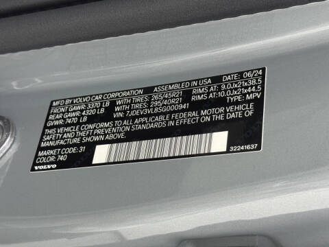 2025 Volvo EX90 Twin Ultra 7P