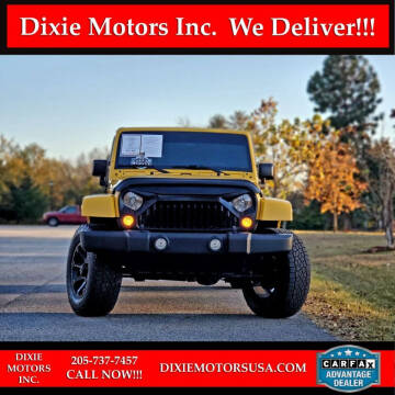 2015 Jeep Wrangler Unlimited for sale at Dixie Motors Inc. in Northport AL