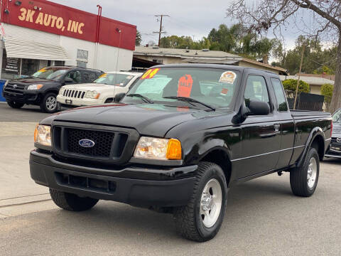 2004 Ford Ranger for sale at 3K Auto in Escondido CA