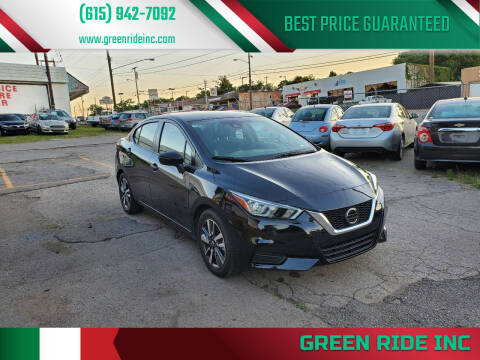 2020 Nissan Versa for sale at Green Ride Inc in Nashville TN