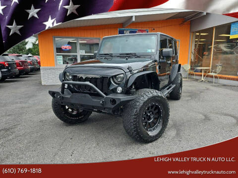 2014 Jeep Wrangler Unlimited for sale at Lehigh Valley Truck n Auto LLC. in Schnecksville PA