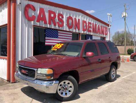 2003 GMC Yukon for sale at Cars On Demand 2 in Pasadena TX