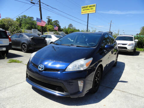 2015 Toyota Prius for sale at GREAT VALUE MOTORS in Jacksonville FL