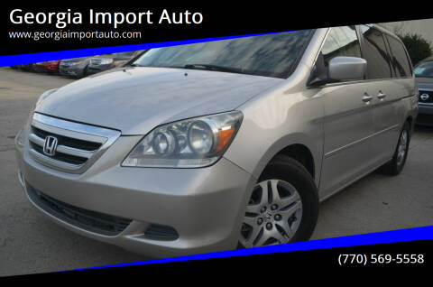 2007 Honda Odyssey for sale at Georgia Import Auto in Alpharetta GA