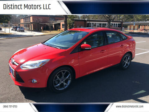 2013 Ford Focus for sale at Distinct Motors LLC in Mechanicsville VA
