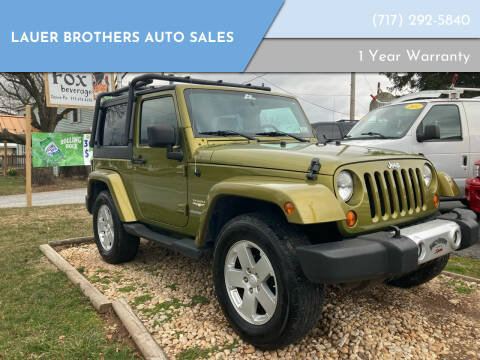 2008 Jeep Wrangler for sale at LAUER BROTHERS AUTO SALES in Dover PA