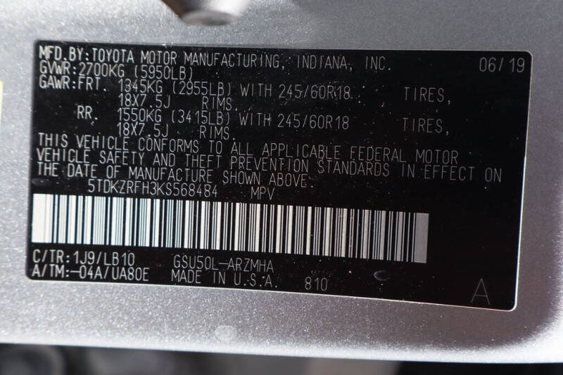 2019 Toyota Highlander XLE