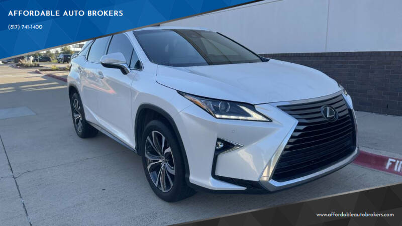 2017 Lexus RX 350 for sale at AFFORDABLE AUTO BROKERS in Keller TX