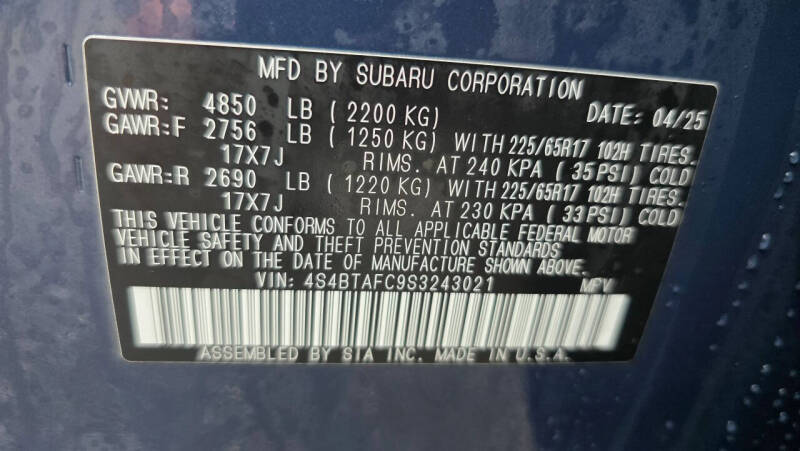 2025 Subaru Outback Premium