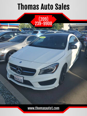 2016 Mercedes-Benz CLA for sale at Thomas Auto Sales in Manteca CA