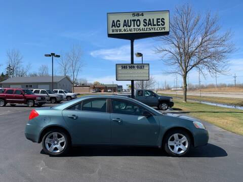 2008 Pontiac G6 for sale at AG Auto Sales in Ontario NY