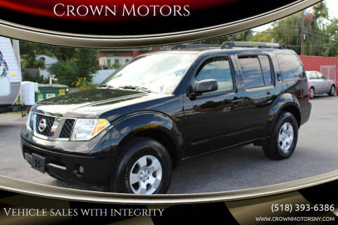 2007 Nissan Pathfinder for sale at Crown Motors in Schenectady NY
