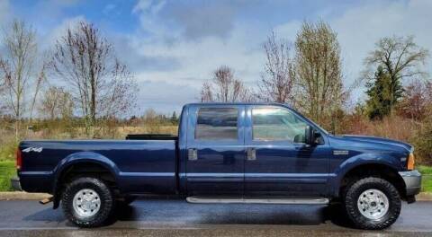 2001 Ford F-250 Super Duty for sale at CLEAR CHOICE AUTOMOTIVE in Milwaukie OR