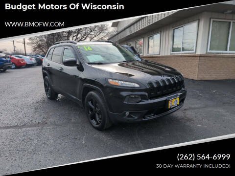 2016 Jeep Cherokee for sale at Budget Motors of Wisconsin in Racine WI