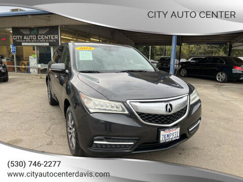 2015 Acura MDX for sale at City Auto Center in Davis CA