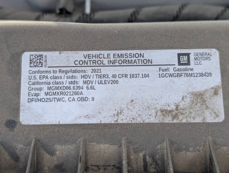 2021 Chevrolet Express 2500