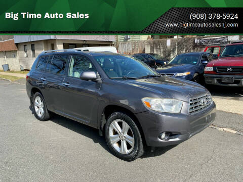 2008 Toyota Highlander for sale at Big Time Auto Sales in Vauxhall NJ