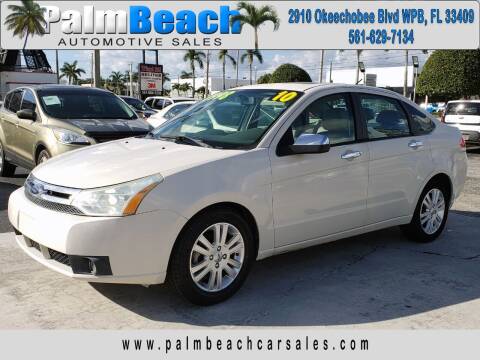 2010 Ford Focus for sale at Palm Beach Automotive Sales in West Palm Beach FL