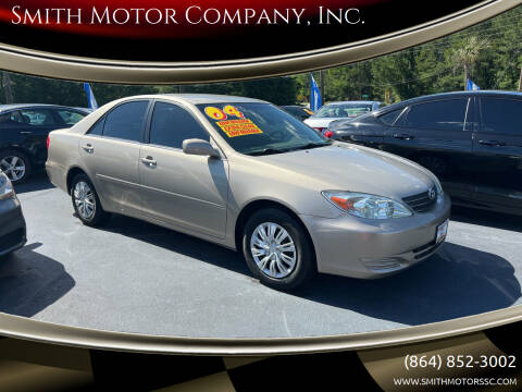 2004 Toyota Camry for sale at Smith Motor Company, Inc. in Mc Cormick SC