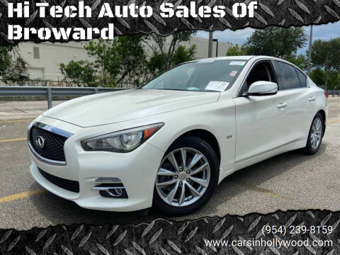 2017 Infiniti Q50 for sale at Hi Tech Auto Sales Of Broward in Hollywood FL
