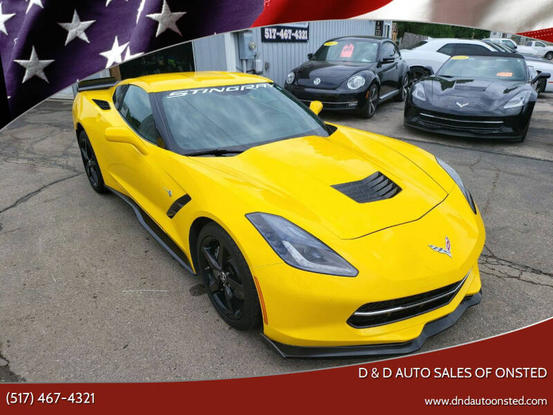 2014 Chevrolet Corvette for sale at D & D Auto Sales Of Onsted in Onsted MI