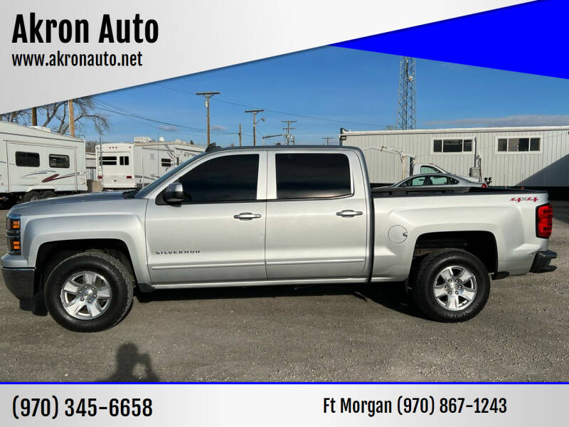 2015 Chevrolet Silverado 1500 for sale at Akron Auto - Fort Morgan in Fort Morgan CO