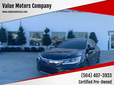 2017 Honda Accord for sale at Value Motors Company in Marrero LA