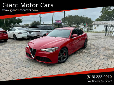 2017 Alfa Romeo Giulia for sale at Giant Motor Cars in Tampa FL