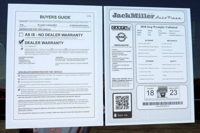 2018 Jeep Wrangler Unlimited Rubicon