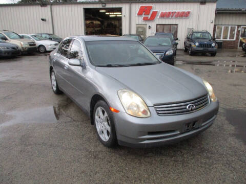 2004 Infiniti G35 for sale at RJ Motors in Plano IL