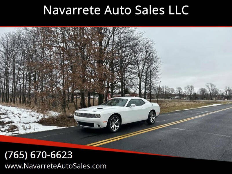 2016 Dodge Challenger for sale at Navarrete Auto Sales LLC in Frankfort IN