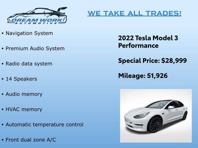 2022 Tesla Model 3 Performance