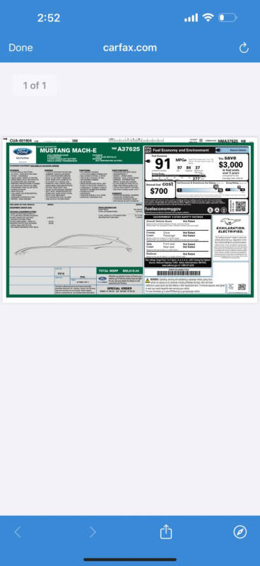 2022 Ford Mustang Mach-E Premium