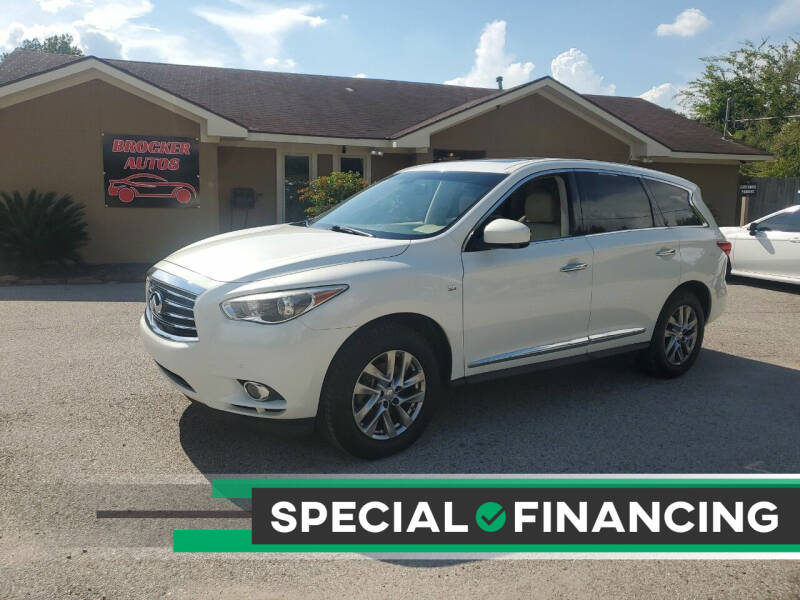 2014 Infiniti QX60 for sale at Brocker Autos in Humble TX