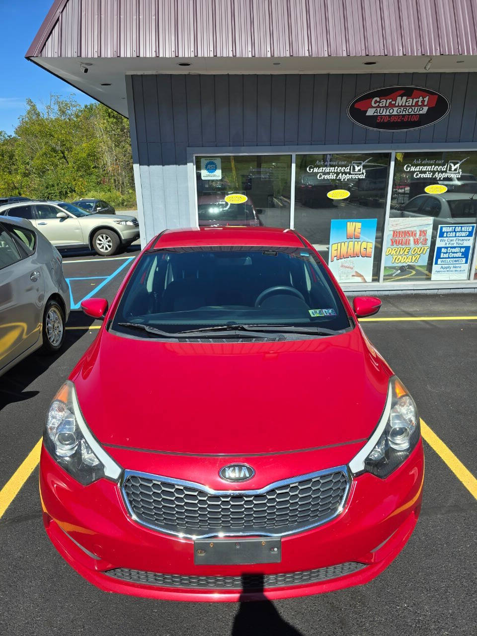 Dk. Red 2016 Kia Forte LX LX 4dr Sedan 6A 2