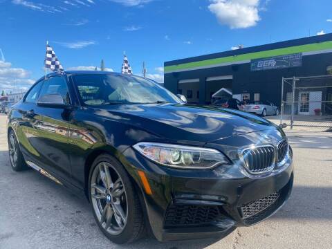 2014 BMW 2 Series for sale at GCR MOTORSPORTS in Hollywood FL