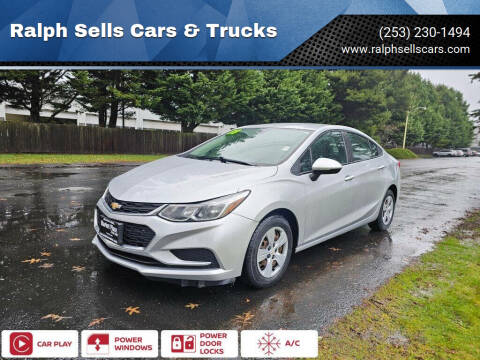 2018 Chevrolet Cruze for sale at Ralph Sells Cars & Trucks in Puyallup WA